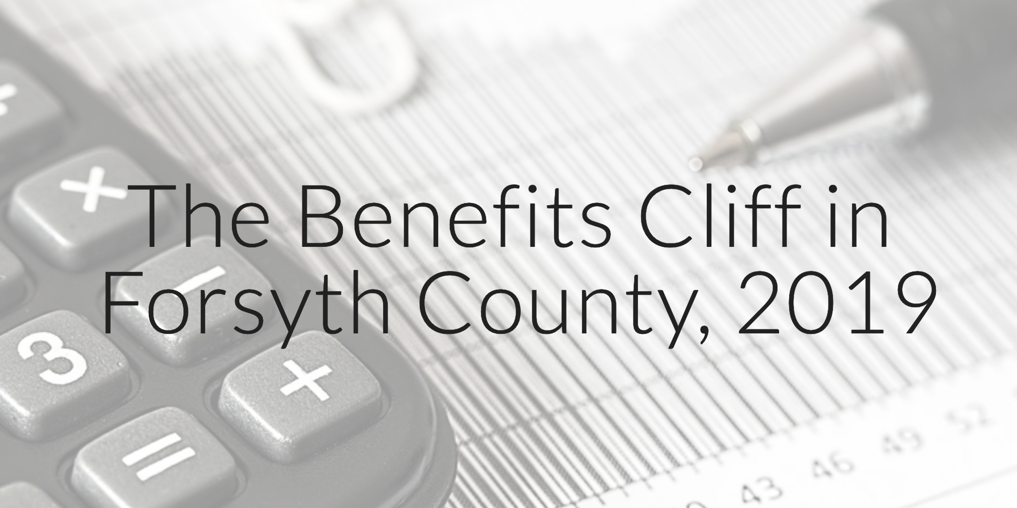 Cover Image for Benefits Cliff Microsite