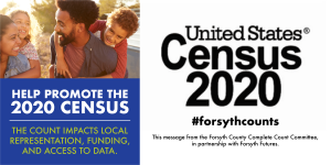 Feature image for Forsyth Futures' 2020 Census Community Briefing Microsite