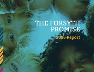 The 2016 Forsyth Promise Community Education Report for Forsyth County